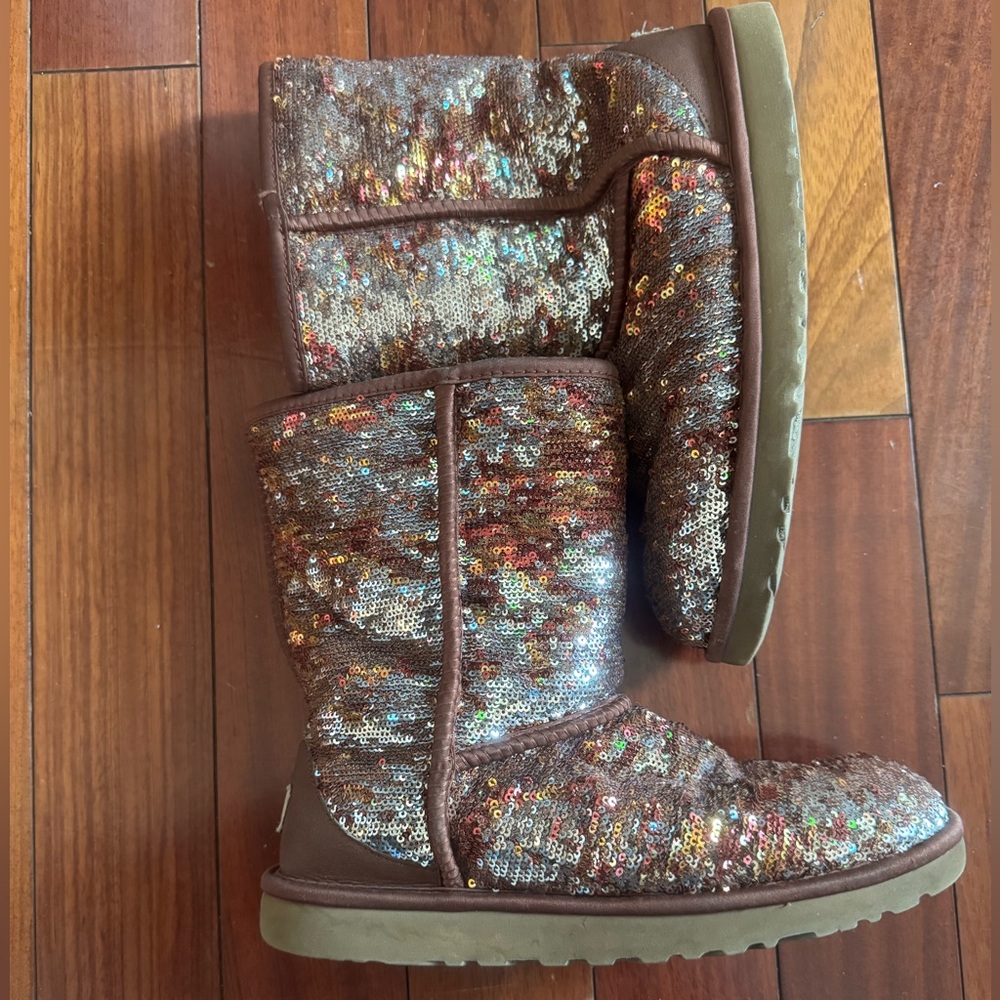 Ugg Boots With Multicolor Sequins - image 1